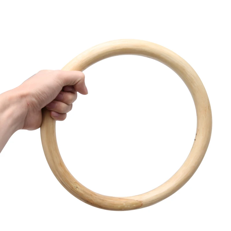 Chinese Kung Fu Wing Chun Hoop Wood Rattan Ring Sticky Hand Strength Training