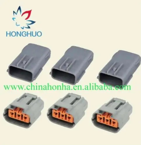 

Free shipping 6195-0009 10 pcs 3Pin DL 090 Female Sumitomo Waterproof Cable plug Ignition Coil connector