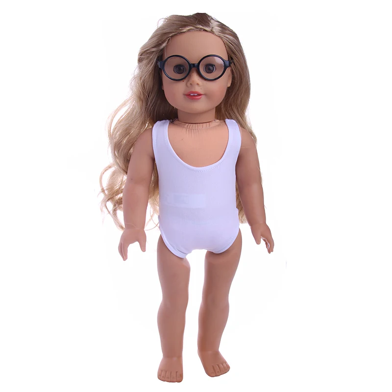 The 2018 new style black glasses suitable for 18 inch American  dolls  children gift/only sell glasses m66