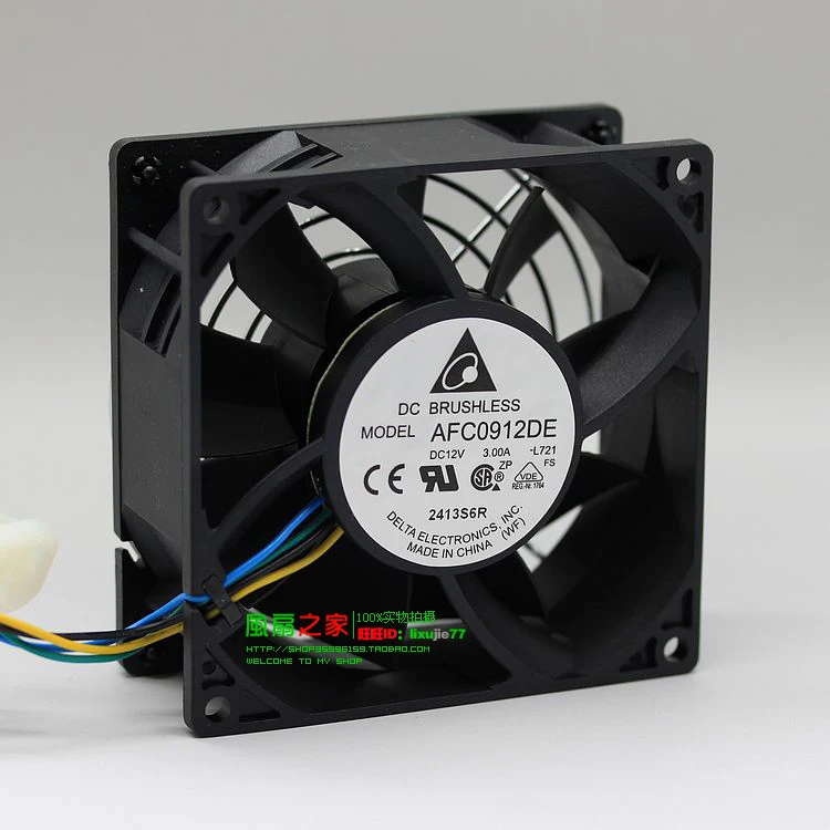 brand new DELTA  AFC0912DE 9038  9CM 12V 3A cooling fan