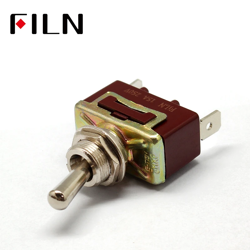 1 PC Baru SPST On-Off Saklar Toggle 15A 250 V