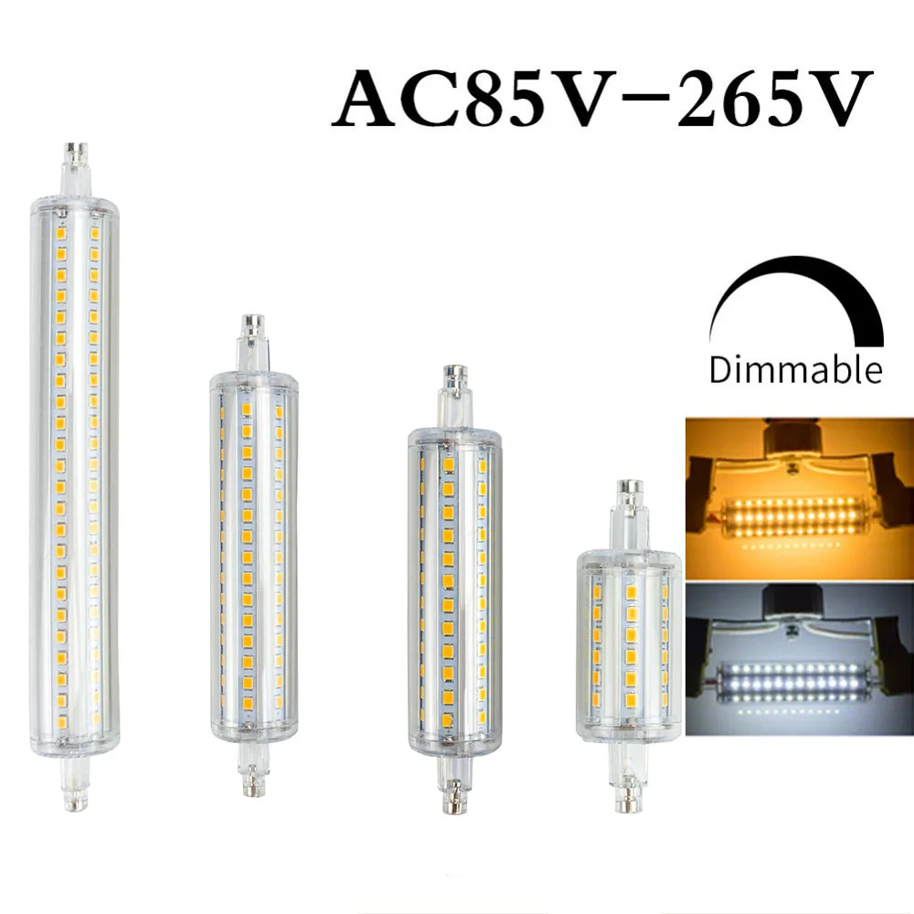 

R7S J78 J118 Led Bulb Corn Lamp Dimmable 78mm 118mm 135mm 189mm Replace Halogen 25W 150W 500W Spotlight Floodlight AC220V 110V