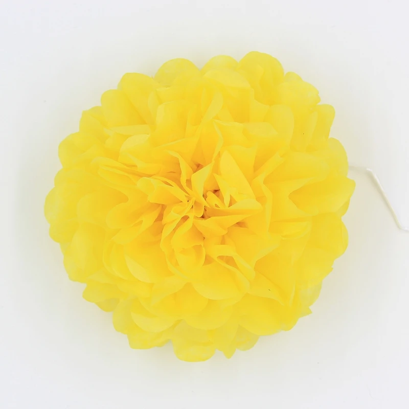 Sales Promotion 8\'(20cm) 1pcTissue Paper Pom Poms Wedding Party Decor Paper Flower For Wedding Decoration /Garden Supplies