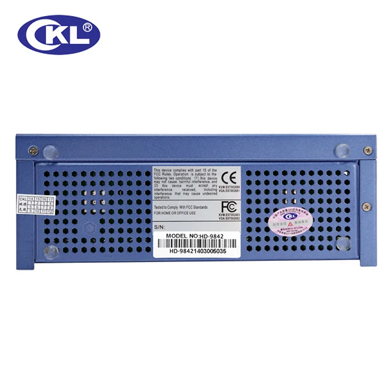 CKL 4K x 2K 3D 8 ميناء HDMI الفاصل 1 في 8 من 1x8 HDTV الموزع المعادن HD-9842