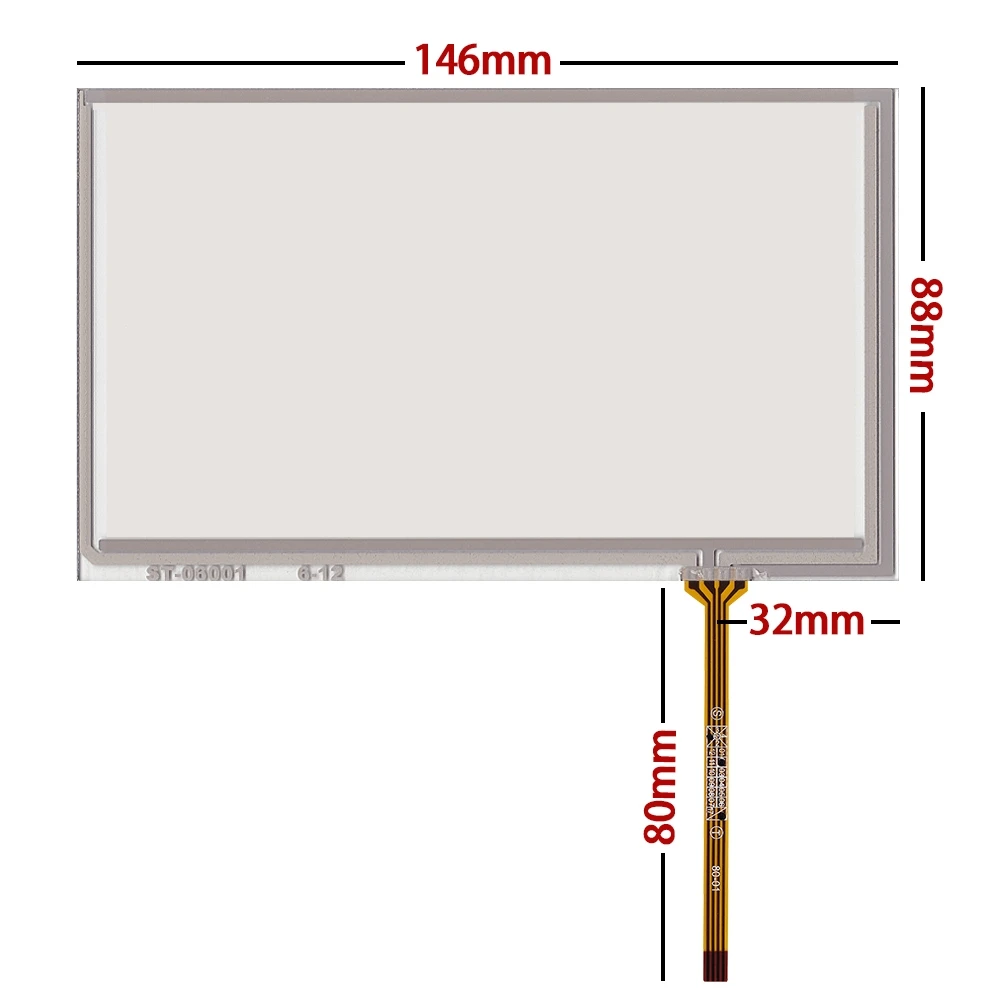 

new 6 inch touchscreen 146*88mm TM060RDH01 A060FW02 hand-written screen