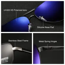 HD Polarized UV400 Men's Sunglasses with Case #3