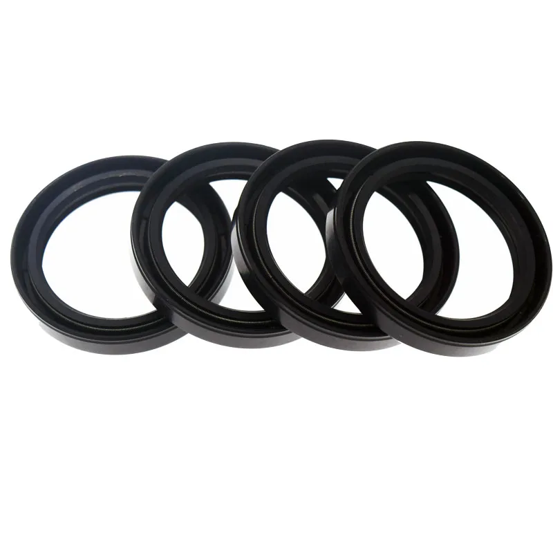 2 pair Motorcycle Front Fork Damper oil seal For Kawasaki KX65 Honda CA250 Yamaha TZM150 Motorbike High quality rubber