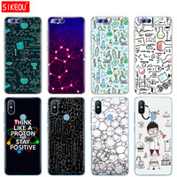 Silicone Cover Case For Xiaomi Mi 8 8SE A1 A2 5 5S 5X 6 Mi5 MI6 NOTE 3 MAX Mix 2 2S Biology and Chemistry