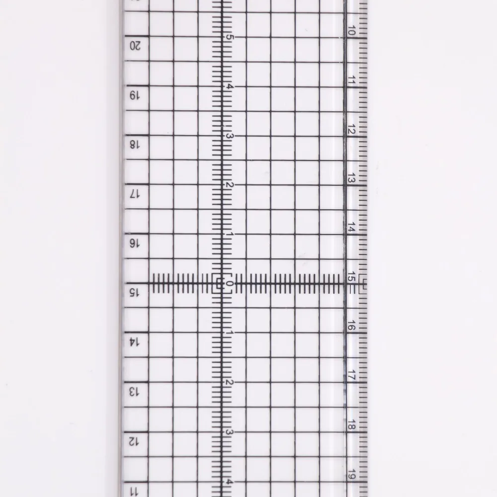 30cm Patchwork Ruler Edged By Metal; Cut-resistant Straight Ruler for patchwork 0.4cm thick #101