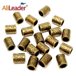 10pcs/20pcs Copper Metal Hair Ring Kralen Ring Metal Hair Accessories For Braids Kids Hair Beads Dreadlock Dread Beads