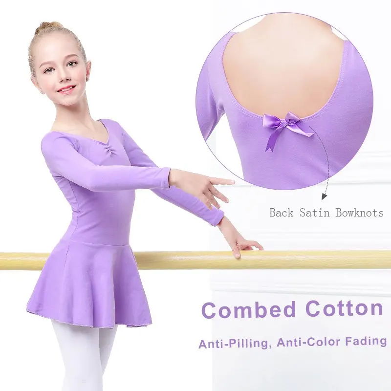 Ballet Leotards for Girls Toddler Dance Wear Clothes Cute Separated Ballet Shorts Dance Dress