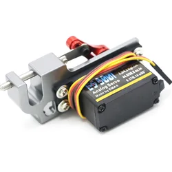 Dispositivo interruttore parabolico Servo dispositivo di lancio del veicolo aereo dispenser di tarocchi con braccio Servo per auto telecomandate RC ES3001