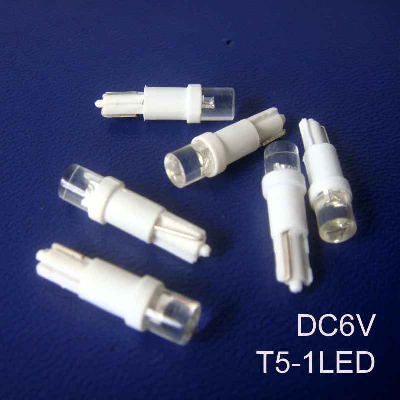 

High quality 6.3V T5 led,T5 warning lamp,led T5 instrument light,W3W Lights,T5 6.3V Indicator Lamp,T5 6V,free shipping 500pc/lot