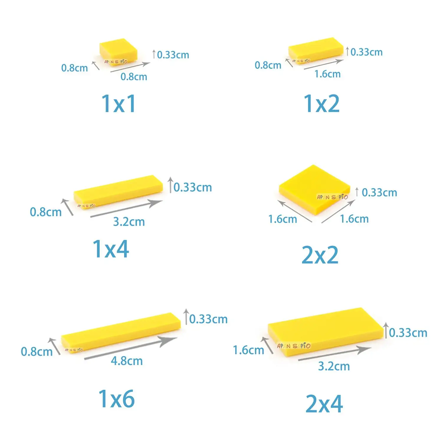 100 stücke Fliesen 1x1 Runde DIY Bausteine Ziegel 33 Farbe Pädagogisches Kreatives Spielzeug für Kinder Größe Kompatibel mit 98138