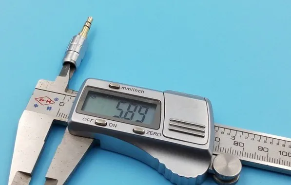 DIP Berlapis Emas 3.5 Mm Headphone Plug Alloy Die Casting 3 Tiang MM Ekor Mulut 2 Pcs