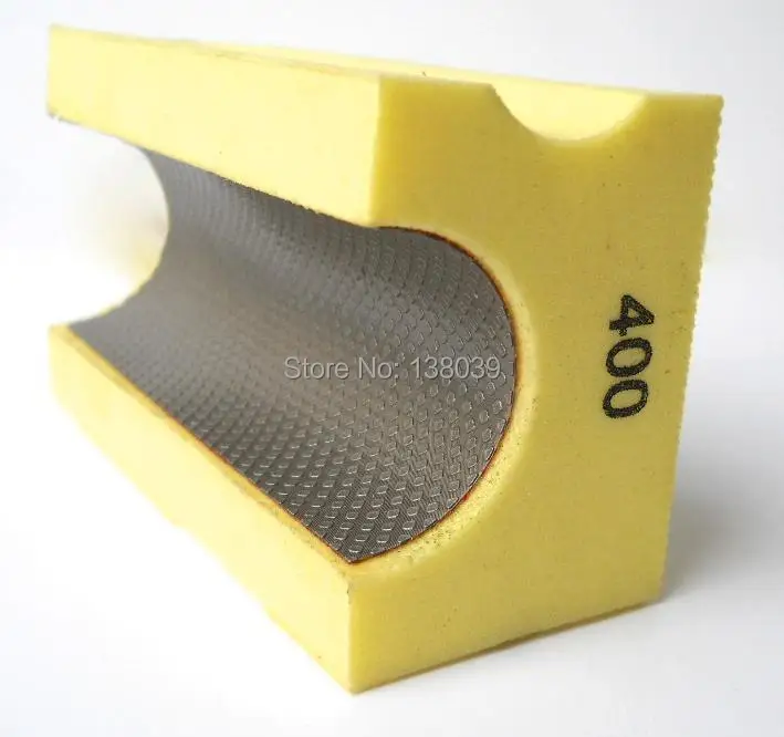 20 mét Kim Cương Electroplated Tay Đánh Bóng Bullnose Wet Pads 90*55 mét (10 CÁI) MIỄN PHÍ VẬN CHUYỂN