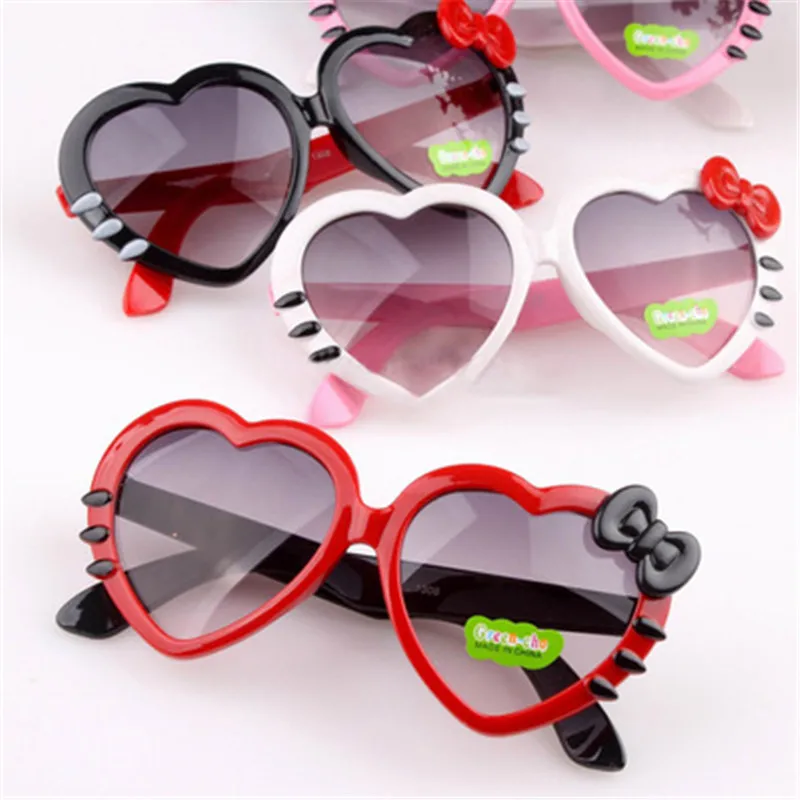 Kids Sunglasses Fashion Heart Shaped Cute Children glassesDesigner Frame Eyewear Baby Girls Sun Glasses lentes de sol oculos