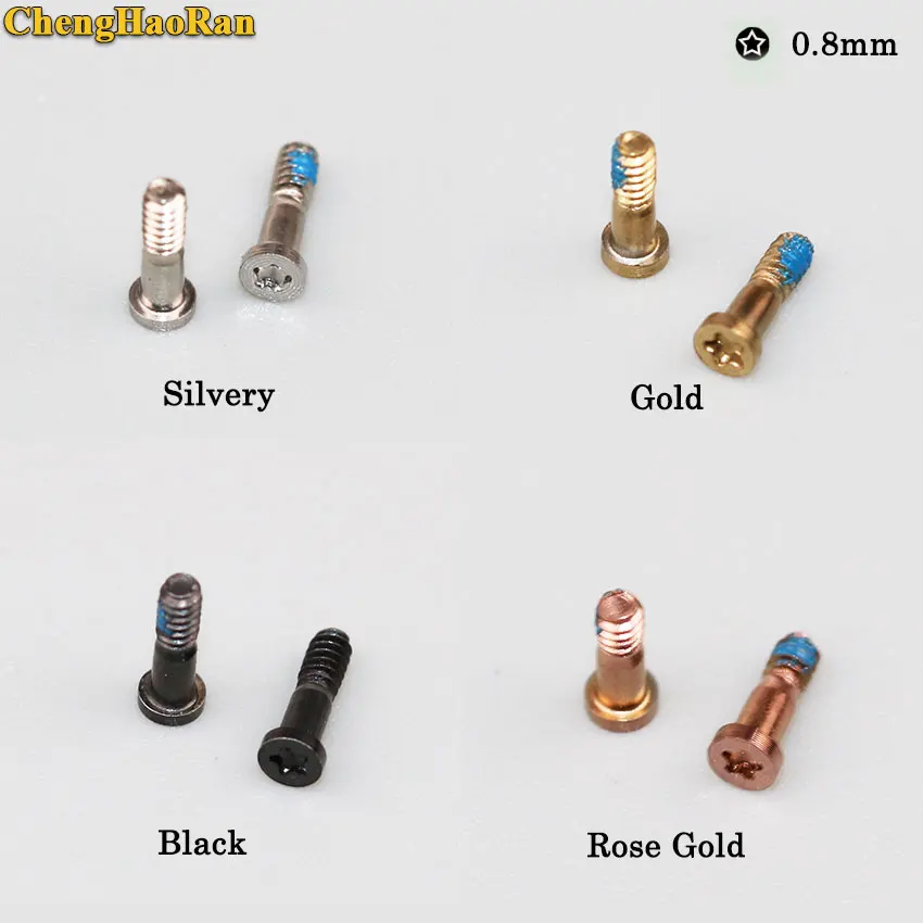 ChengHaoRan 1pcs Torx 5 Point Star screw Pentacle Dock Bottom Connector ScrewS for iphone 5 5S SE 6 6 PLUS 6S 6S PLUS 7 7 PLUS