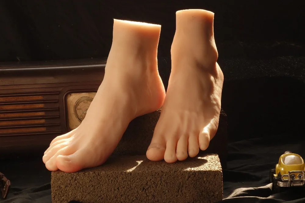 Free Shipping!! New Arrival Silicone Female Sexy Foot Mannequin Foot Model New Style Factory Direct Sell