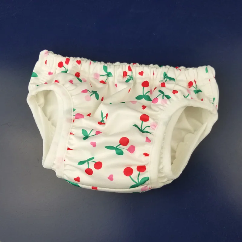 Pañales de baño de doble capa a prueba de fugas para bebé, piscina de niño pequeño, impermeable, pantalones de baño de cintura ajustable, pañal de