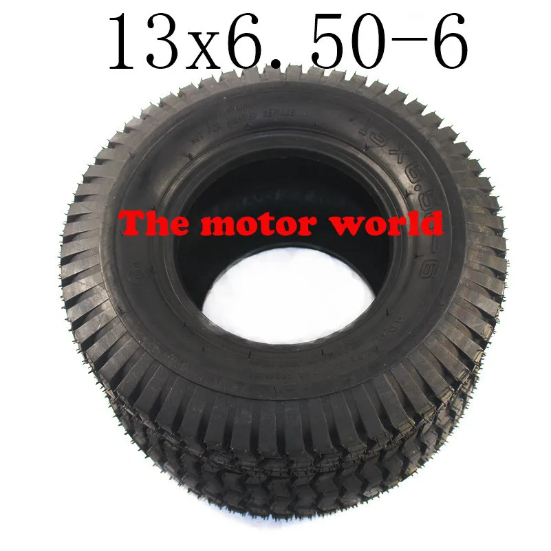 Free Shipping New Tubeless Tire 13x6.50-6 for ATV QUAD Golf Buggy Mower Go-kart Lawnmowers