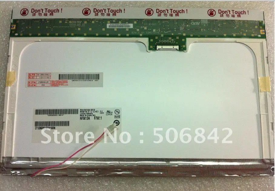 

12.1"laptop LCD screen B121EW03 V.4 B121EW03 V.2 B121EW03 V.3 1280x800
