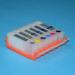 6Colors BCI-350 BCI-351 350 351 Refillable Ink Cartridge For PIXUS MG6330 MG6530 MG6730 7130 7530 7530F IP8730 Printers