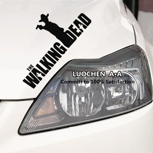 Car Stickers Walking Dead Zombies Rick Funny Reflective Decoration For Windshield Trunk Bumper Motorcycle Helmet Laptop C40