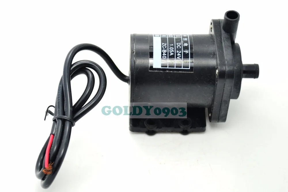 Mini Brushless Magnetic Hot Water Pump 24V DC  (100degree) -No Thread-ZC-B40