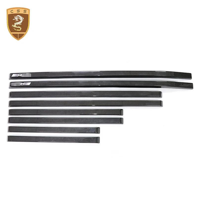 8pcs/set G Class Carbon Fiber  Body Trim For Mercedes Benz W463 G350 G500 G550 G55 For W463 Edition Body Kits Car Styling