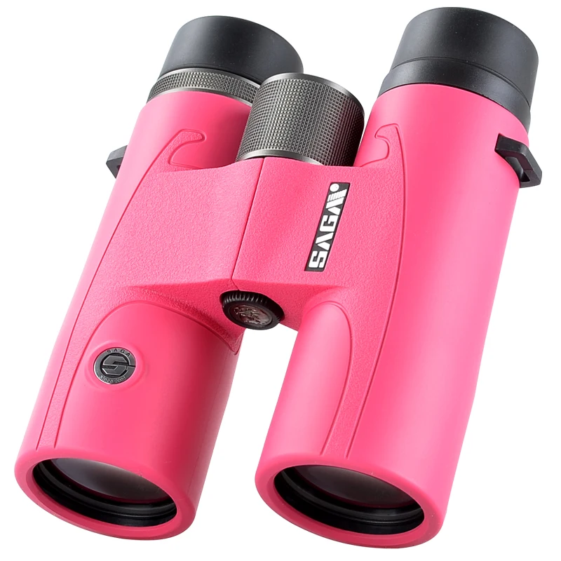 SAGA Colourful Binoculars 8x42 10x42 Telescope For Adults binocular Outdoor Gift Compact Concert HD Camping optical tool Hiking