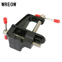 3.5'' Mini Table Vise Aluminum Alloy Pilers Bench Vice Swivel Small Jewelers Lock Clamp Craft Hobby Table Vice Tool