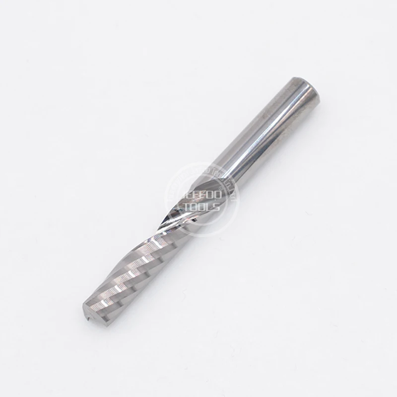 6*25 AAA Series CNC Bits Single Flute Spiral Router Carbide End Mill Cutter Tools
