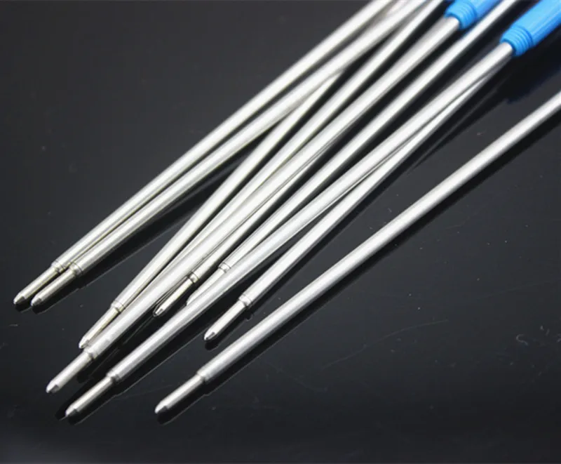 10 pcs/lot Cross Type Ballpoint Pen Refills Ink Medium Blue Ball Refill for Element Pen Stainless Steel Tip Office School Supply