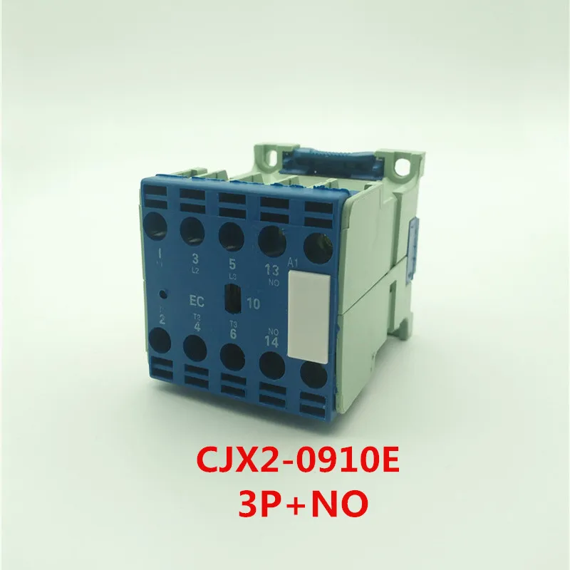 CJX2-0901E 1NC CJX2-0910E 1NO 380 Volts 9A 50/60Hz Coil Three Pole AC Contactor