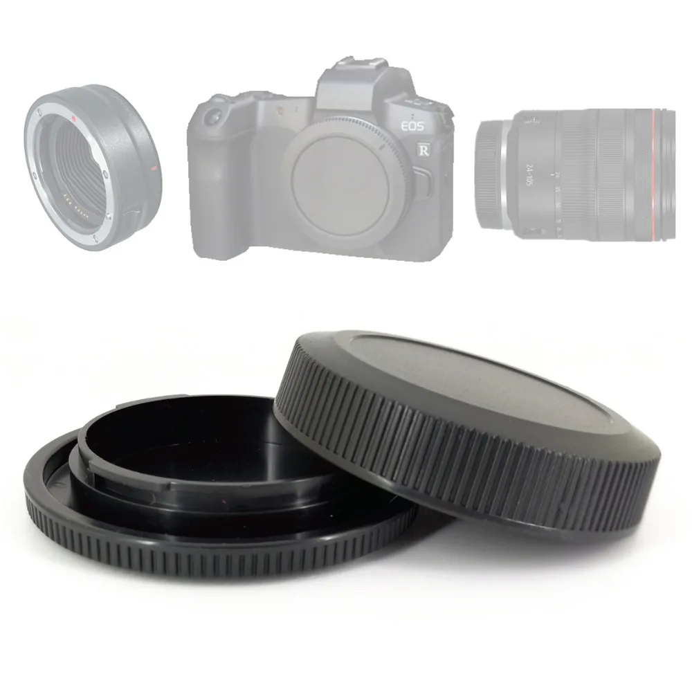 Tapa antipolvo para lente trasera, cubierta de cuerpo de cámara frontal/RF para Canon EOS R1, RP, R3, R5, R6, R7, R8, R10, R50, EOSR, lentes de RF-S