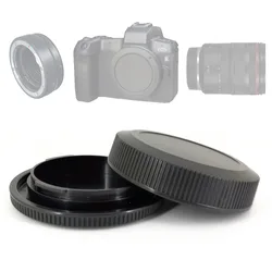 Tapa antipolvo para lente trasera, cubierta de cuerpo de cámara frontal/RF para Canon EOS R1, RP, R3, R5, R6, R7, R8, R10, R50, EOSR, lentes de RF-S RF como R-F-5