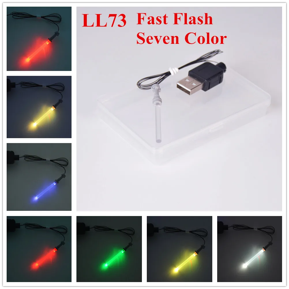 YEABRICKS DIY LEDS Light Sword Powered By USB Port Light Saber for Trooper Figure Blocks Toys