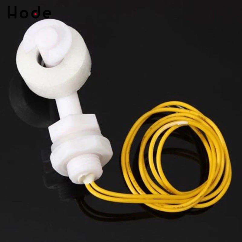 liquid Water Level Sensor White PP Right Angle Float Switch