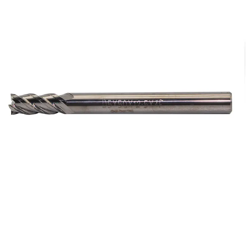 1 قطعة 3 مللي متر 4 مللي متر 5 مللي متر 6 مللي متر نهاية مطحنة 4 الناي مستقيم Cermet شقة Endmills CNC بت التوجيه قطع الطحن