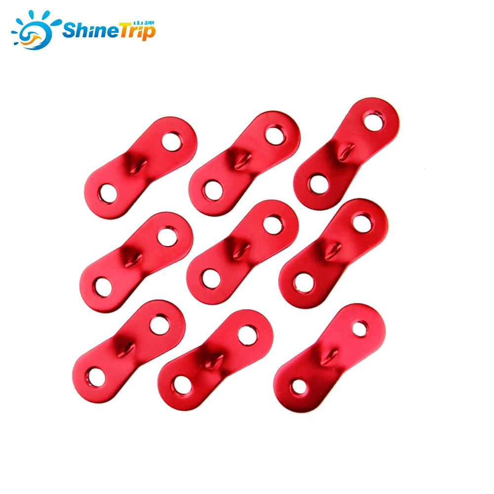 10pcs Tent Rope Buckle Aluminum Alloy Outdoor Tent Wind Stopper Adjustable Buckle Tentorial Wigwam Buckles