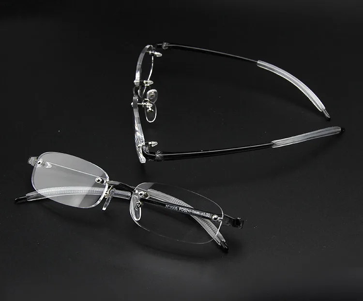 Neue rahmenlose Myopie-Brille für Männer und Frauen, ultraleichte, randlose Kurzsichtbrille, Kurzsichtbrille -1,0 -1,5 -2,0 bis -4,0 – Detail 9