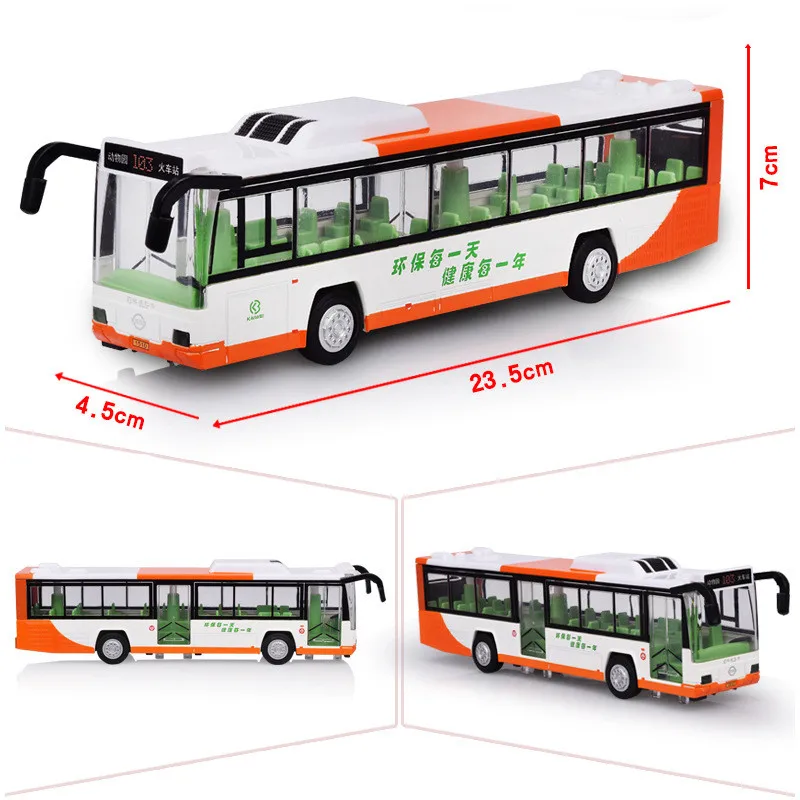 1:50 alloy pull back bus model, high imitation City air-conditioned bus,flash toy vehicle, free shipping