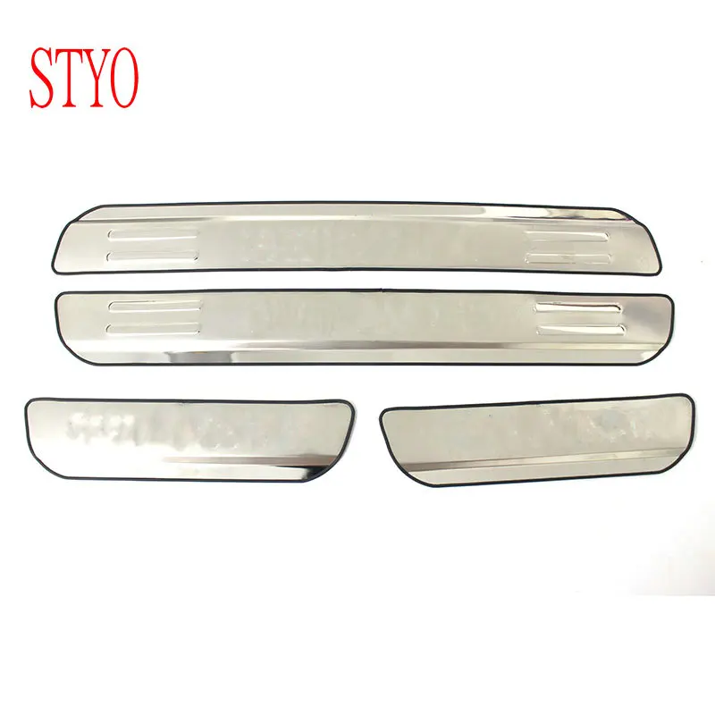 

STYO Car Stainless Steel Door Sill Scuff Plate Welcome Pedal for Outlander 2013 - 2016