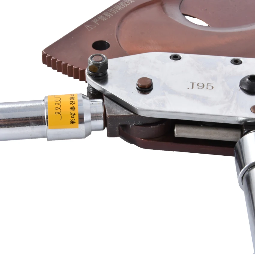 Tijeras para cables de trinquete, cortador de cables con núcleo de aluminio y cobre, J95, 3x188 mm2 o 95mm de diámetro