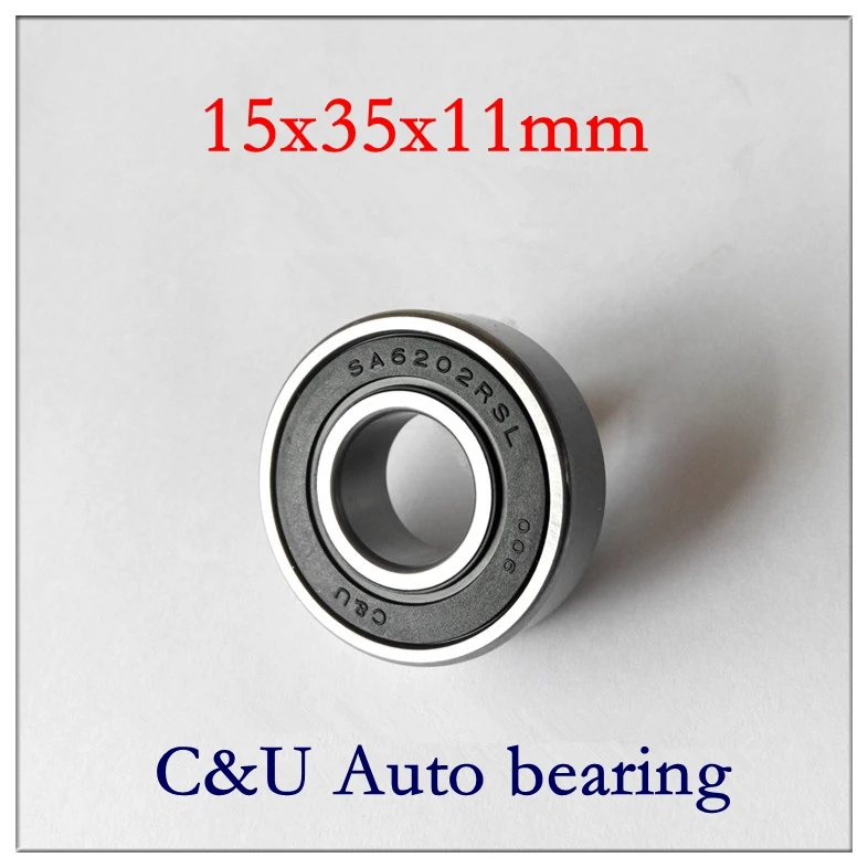 

10pcs C&U high speed low noise SA6202-2RSL/Z3 Auto alternator bearing 15*35*11mm Car dynamo Automotive motor bearings 15x35x11