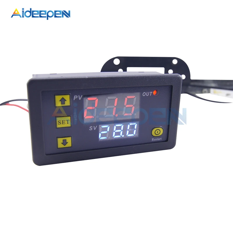 W3230 12V 110V 220V LED Digital Temperature Instruments Controller High Precision Thermostat Thermometer Control Switch Sensor