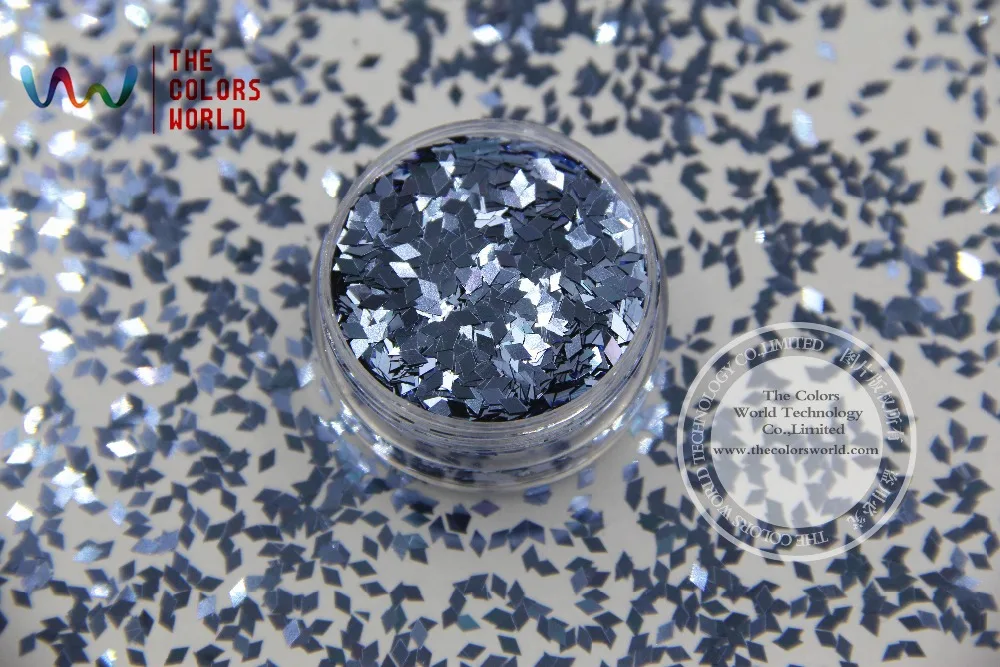 TCM0712 – saxophone en forme de diamant, 2MM 080, couleur bleue, paillettes de lustre métallique pour nail Art, vernis à ongles ou autre décoration à faire soi-même