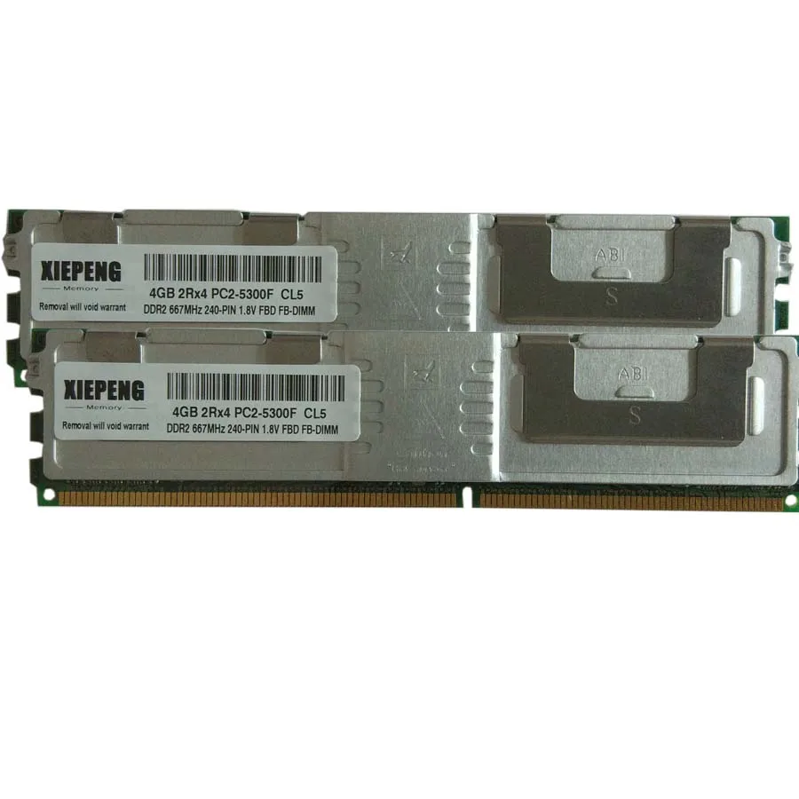 Dell Precision 690 R5400 490 T5400 T7400 Server memory 16GB DDR2 ECC Fully Buffered RAM 8GB 667MHz FB-DIMM 4GB PC2-5300F DIMM