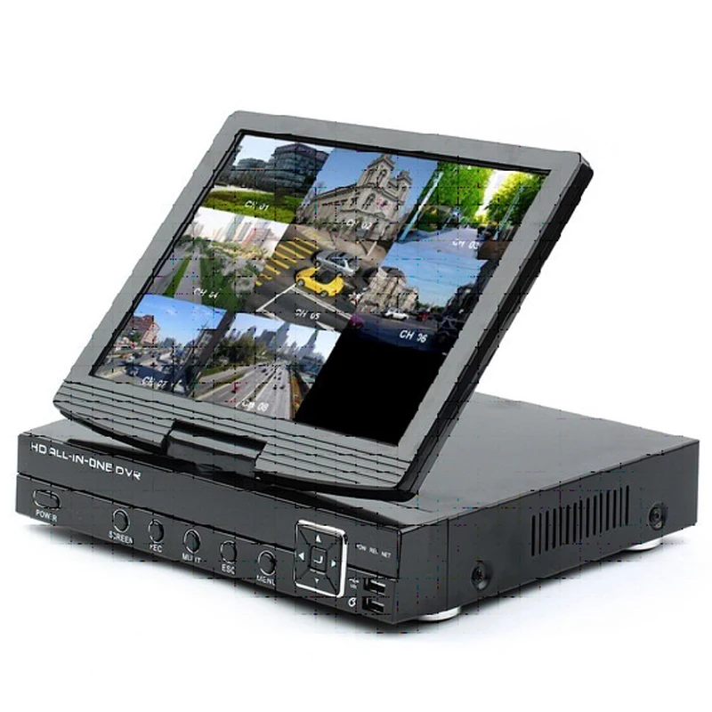 

8ch 3-in-1 Analog AHD Digital Video Recorder (DVR) and ONVIF 1080P Network Video Recorder (NVR) with 10.1 Inch TFT LCD Screen